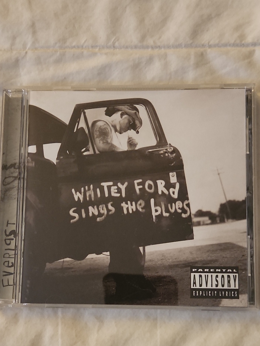 Whitey Ford Sings the Blues CD - Black & White Album Cover